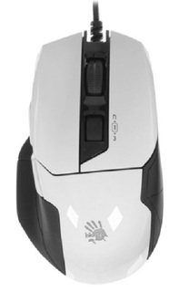 Мышь A4Tech Bloody W70 Max W70 MAX ( PANDA WHITE) белый/черный оптическая (10000dpi) USB (10but) 1431297