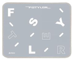 Коврик для мыши A4Tech FStyler FP25 серый/белый 1599186