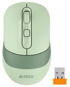 Мышь Wireless A4Tech Fstyler FB10C зеленый оптическая (2400dpi) BT/Radio USB (4but) 1583830
