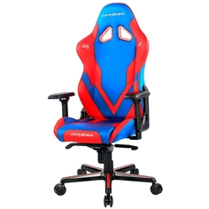 Кресло игровое DxRacer OH/G8200/BR сине-красное, до 120кг (кожа-PU, 4D, мультиблок)