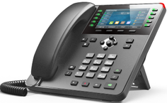 Телефон VoiceIP QTECH QIPP-800PG V2 20 линий SIP, 44 клавиши, цветной ЖК дисплей 4.3" с подсветкой, кнопка отключения микрофона, 2 порта Ethernet RJ-4