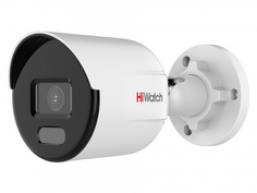Видеокамера IP HiWatch DS-I250L(B) (4 mm) 2Мп уличная цилиндрическая с LED-подсветкой до 30м и технологией ColorVu 1/2.8 Progressive Scan CMOS матри