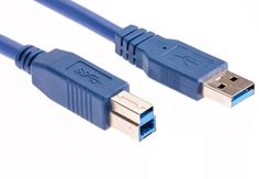 Кабель интерфейсный USB 3.0 Telecom TUS7070-3M соединительный USB A (M)/USB B (M), 3m