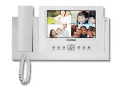 Видеодомофон COMMAX CDV-71 BQ TFT LCD 7", PAL, 4 вызывные панели/камеры, встроенный квадратор, встроенная память 68 кадров, возможно подключение 2шт.