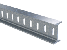 Профиль I-образный DKC BPM5060HDZ 50х100 мм, длина 6000 мм, толщ. 4,5 мм, горячеоцинкованный, "B5 Combitech" (уп/6 м)