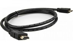 Кабель интерфейсный HDMI-miniHDMI Telecom TCG205-1M 19M/19M+3D/Ethernet, 1m