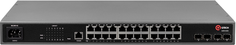 Коммутатор управляемый QTECH QSW-3420-28T-POE-AC L2+ с поддержкой PoE 802.3af/at, 24 порта 10/100/1000BASE-T, 4 порта 100/1000BASE-X SFP, 4K VLAN, 8K