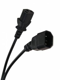 Кабель питания Aopen/Qust ACE001-1.8M Schuko - IEC-320-C13/C14, 3G*0,5mm², заземление, 1.8m