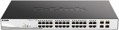 Коммутатор D-link DGS-1210-28P/F3A 24x10/100/1000Mbp PoE(193 Вт), 4xSFP, 19