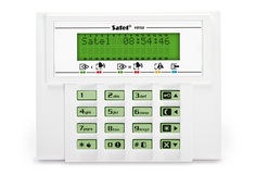 Клавиатура SATEL VERSA-LCD-GR светодиоды для индикации состояния групп и системы, быстрая постановка на охрану, тревоги вызываемые с клавиатуры: НАПАД