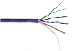 Кабель витая пара U/UTP 5e кат. 4 пары Lanmaster LAN-5EUTP-HFLT 350Mhz, нг(А)-HFLTx, 305 м