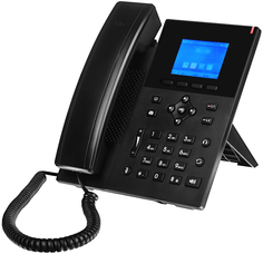 Телефон VoiceIP QTECH QIPP-300PG 6 линий SIP, 31 клавиша, цветной дисплей 320*240 с подсветкой, кнопка отключения микрофона, 2 порта Ethernet RJ-45 LA