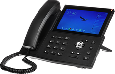 Телефон VoiceIP QTECH QIPP-700PG 20 линий SIP, 26 клавиши, цветной сенсорный ЖК дисплей 7" с подсветкой, кнопка отключения микрофона, 2 порта Ethernet