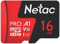 Карта памяти MicroSDHC 16GB Netac NT02P500PRO-016G-R P500 Extreme Pro, SD adapter retail