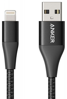 Кабель интерфейсный Anker A8652H11 Powerline+ II Lightning/USB черный 0.9 м