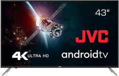 Телевизор JVC LT-43M790 черный,43", Google TV Android 9.0, 4K 3840x2160, Wi-Fi 2.4/5G b/g/n/ac, Bluetooth, DVB-C, DVB-T, DVB-T2, CI/PCMCIA, 350 кд/м²,