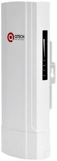 Точка доступа QTECH QWO-830-CPE внешняя, 2,4 ГГц WiFi, 2x10/100BaseT, 300 Мбит/с, направленная антенна 14dBi, диапазон частот: 2.412 – 2.472 ГГц, 802.
