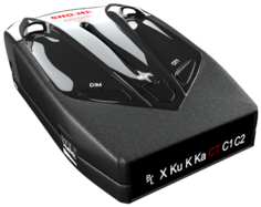 Радар-детектор Sho-me 520-STR Т0000002309 обнаружение лазера 360°, чёрный