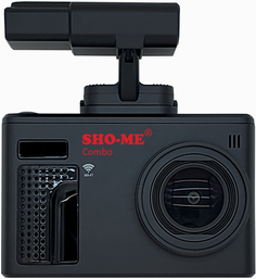 Видеорегистратор Sho-me COMBO NOTE WIFI с радар-детектором, 1920х1080, IPS 2,4", 135 °, microSD, черный
