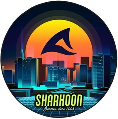 Коврик Sharkoon SKILLER-SFM11-RETRO для игрового кресла (полиэстер, 5 мм, диаметр 120 см)