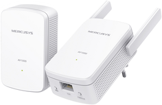Роутер Mercusys MP510 KIT AV1000 Powerline kit with 300Mbps Wi-Fi, plug and play, up to 300 meters over an existing electrical circuit, the kit includ