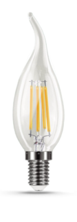Лампа филаментная Camelion LED7-CW35-FL/845/E14 Camelion 13455 7Вт/60Вт, E14, 207-244В, 4500К, 765лм, свеча на ветру (13455)