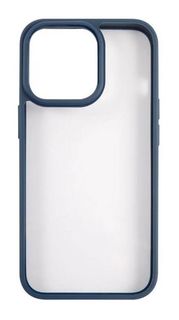 Чехол Usams US-BH770 УТ000028121 пластиковый, прозрачный для iPhone 13 Pro, с цветным силиконовым краем, синий (IP13PPJX03)