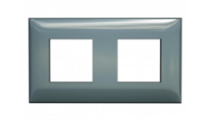 Рамка DKC 4434904 Сине-зеленый жемчуг, 2 поста (4 мод.), "Avanti"