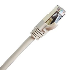 Кабель патч-корд S/FTP 6А кат. 2м BNH B502-S/FTP-6A-2.0-LSZH-GY экр., RJ45/RJ45, d 6,2 2м, LSZH, AWG24 серый