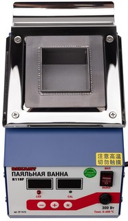 Паяльная ванна Rexant 09-9410 модель R118F, 300 Вт, 55х55х45 мм, 0-600 °C, бессвинцовая, цифровая