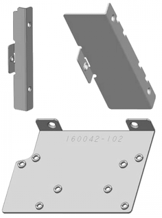 Рамка Chenbro 84H323610-058 крепления блока питания FSP550-50ERS в корпус RM236xx