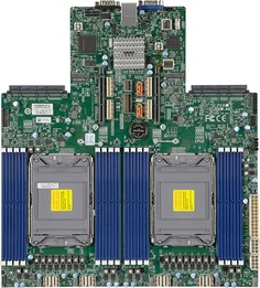 Материнская плата Supermicro MBD-X12DDW-A6-B (2*LGA4189, 12.288"x13.404", C621A, 16*DDR4(3200), 10*SATA 6G RAID, 2*M.2, 4*PCIE, Glan, D-Sub, COM, 4*US