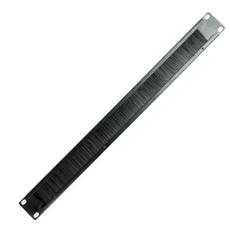 Кабельный организатор BNH B800.2-1U-0B 19", 1U, горизонтальный, с щеточным вводом для кабеля, цвет: чёрный