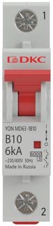 Автоматический выключатель модульный DKC MD63-1C32-6 1P 32А C 6kA, "YON"