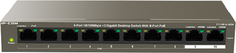 Коммутатор PoE IP-Com F1110P-8-102W 8-Port10/100Mbps+2 Gigabit Desktop Switch With 8-Port PoE