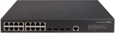 Коммутатор H3C LS-3100V3-20TP-PWR-EI-DC-GL L2 Ethernet Switch with 8*10/100BASE-T PoE+ Ports, 8*10/100/1000BASE-T PoE+ Ports, and 4*1000BASE-X SFP Por