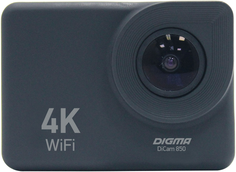 Экшн-камера Digma DiCam 850 DC850 4K, WiFi, черная
