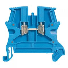 Клемма винтовая Legrand 037105 Viking 3 - однополюсная, 1 вход/1 выход, шаг 15 мм, синий
