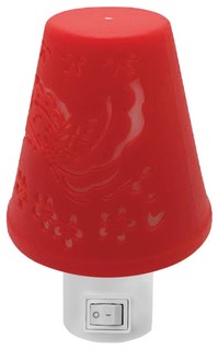 Светильник Camelion NL-193 светодиодный ночник, с выключателем, 220В, Светильник красный