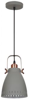 Светильник подвесной Camelion PL-428S-1 C73 макс. мощ. 40Вт, ~230В, 1хE27, интерьерный, серия "NEW YORK" серый + медь