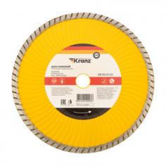 Диск KRANZ KR-90-0135 алмазный отрезной Turbo волна 230x22.2x2.4x10 мм