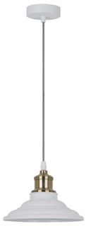 Светильник подвесной Camelion PL-600 C69 макс. мощ. 40Вт, ~230В, 1хE27, интерьерный, серия "LOFT" белый + стар медь