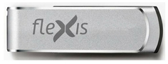Накопитель USB 3.1 128GB Flexis RS-105U Gen 1 (5 Гбит/с), ULTRA-HIGH SPEED, R/W - up to 430/200MB/s, металл, серебристый
