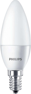 Лампа светодиодная Philips 929002971107 6W, 620lm, E14, 840, B35, матовая