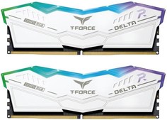 Модуль памяти DDR5 32GB (2*16GB) Team Group FF4D532G5600HC36BDC01 T-Force Delta RGB white PC5-44800 5600MHz CL36 1.2V