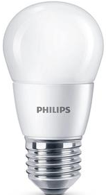 Лампа светодиодная Philips 929002971507 6W, 620lm, E27, 840, P45, матовая