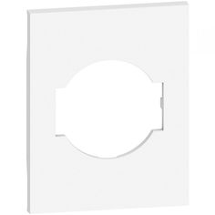 Панель лицевая BTicino KW03M3 LIVING NOW для розеток 2К+З немецкого/итальянского стандарта, 3 модуля, цвет белый