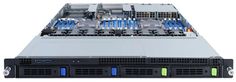 Серверная платформа 1U GIGABYTE R182-34A 2*LGA4189, C621A, 16*DDR4(3200), 4*3.5"/2.5" HS, 2*PCIE, W/O LAN, Mlan, 2*800W, 4*USB 3.0, VGA