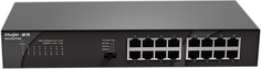 Коммутатор неуправляемый RUIJIE NETWORKS RG-ES116G 16-Port 10/100/1000 Mbps Desktop SwitchPORT:16 10/100/1000 Mbps RJ45 PortsDesktop Steel Case