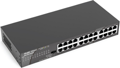 Коммутатор неуправляемый RUIJIE NETWORKS RG-ES124GD 24-Port 10/100/1000 Mbps Desktop SwitchPORT:24 10/100/1000 Mbps RJ45 PortsDesktop Steel Case